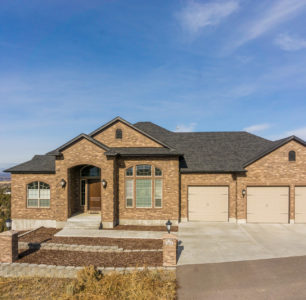 Exterior of home built by DM Builders, Idaho home construction